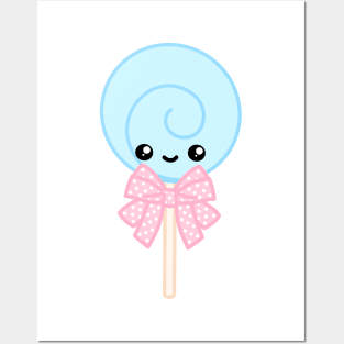 Cute Pastel Lollipop Posters and Art